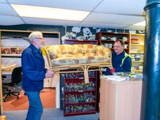 Volunteers at the Armley shop