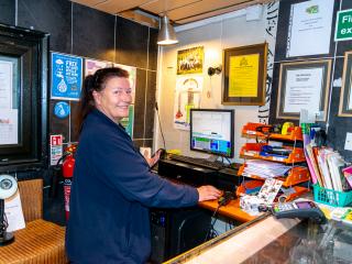 Volunteers at the Armley shop