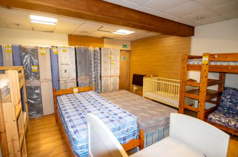 Divans, mattresses and bunk beds
