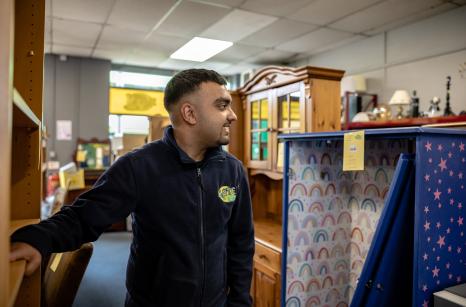 Member of the team on the shop floor