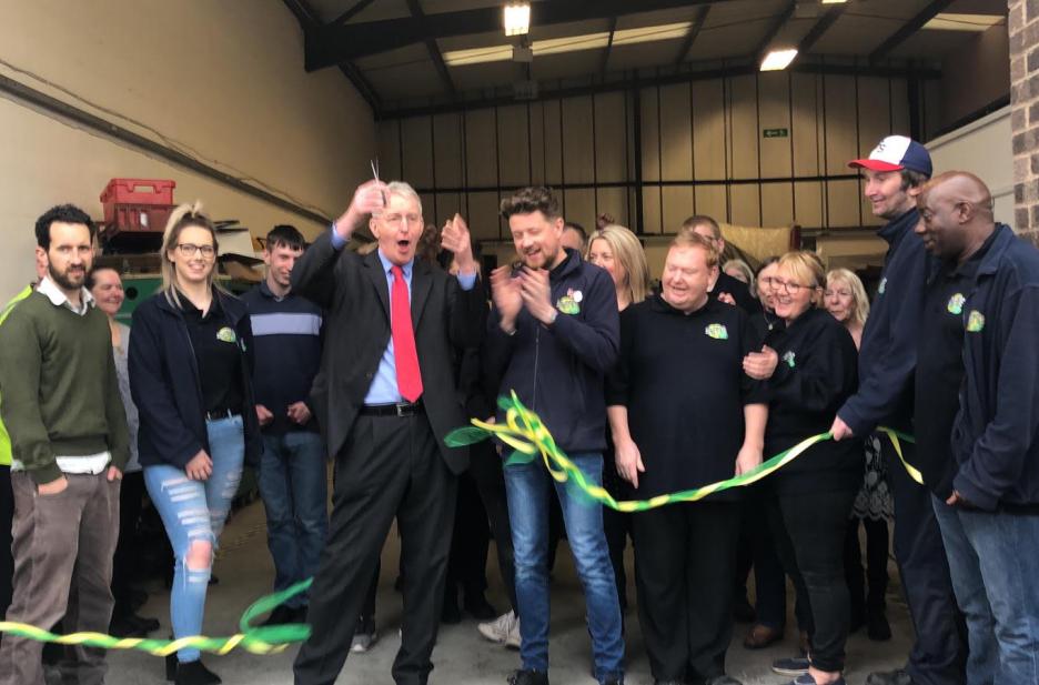 Hilary Benn MP opens training centre